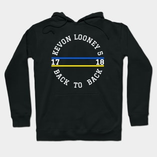 Kevon Looney 5 Back To Back Championship 2017 - 2018 Hoodie